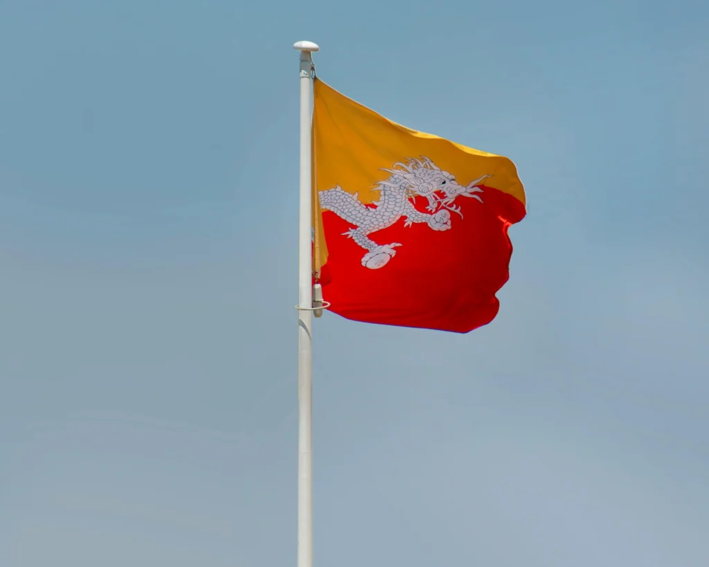 Bhutan Flag is one of the beautiful flags
