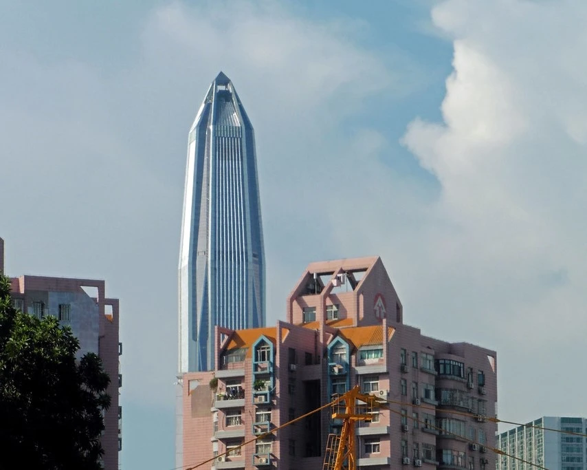 Ping An Finance Centre is one of the tallest buildings
