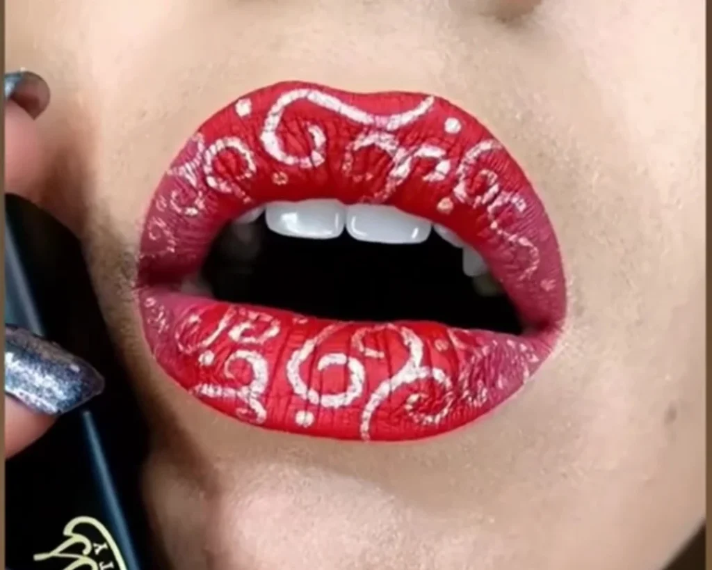 Lips Art is one of the unusual things