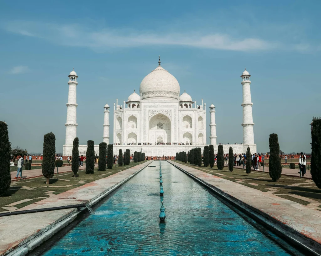 Unique structure of taj mahal