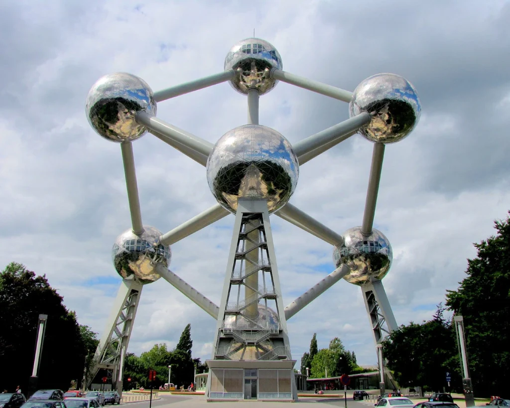 Atomium is one of the most beautiful buildings