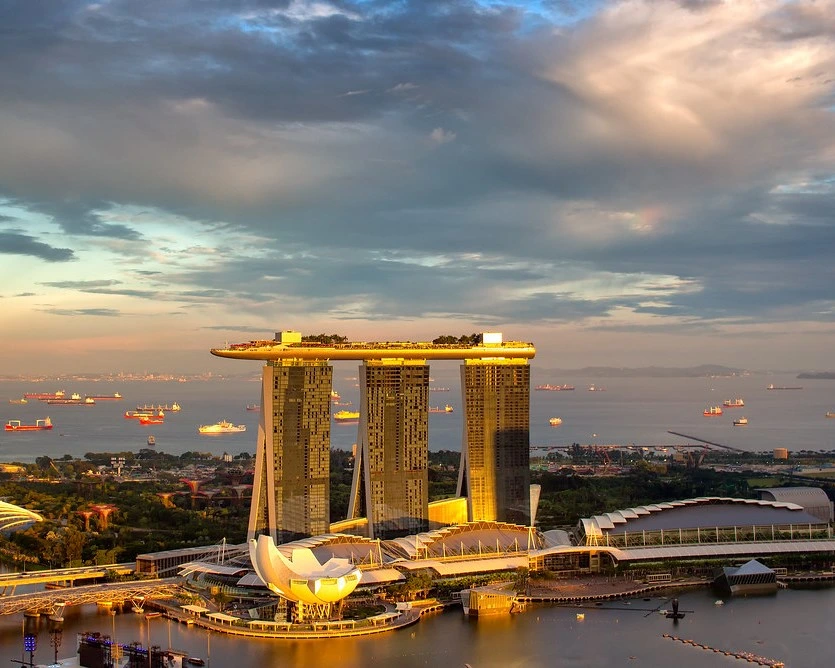 Marina Bay Sands is one of the most beautiful buildings