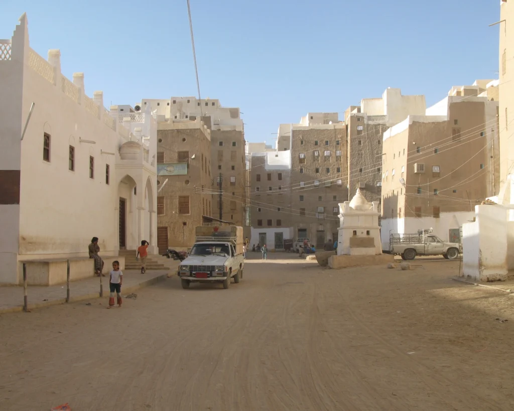 Construction of Shibam