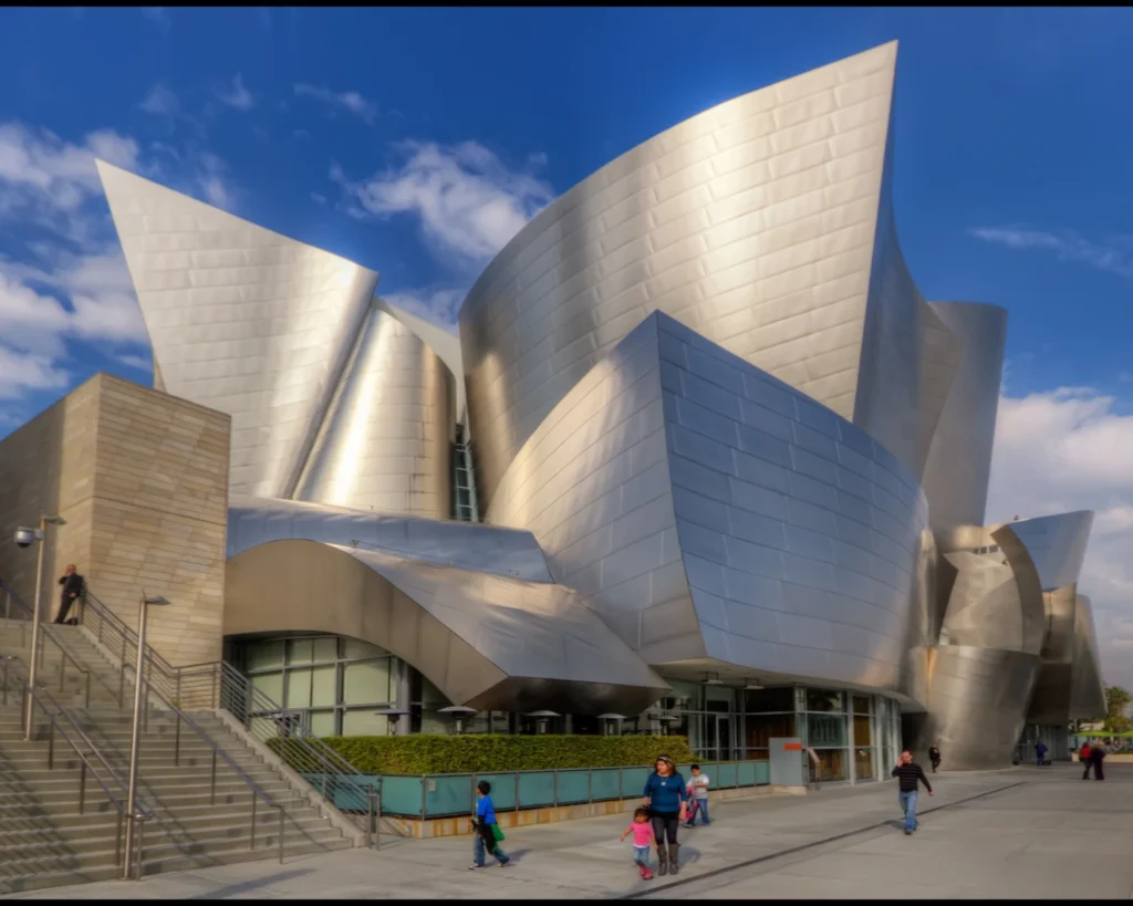 Walt Disney Concert Hall is one of the most beautiful buildings