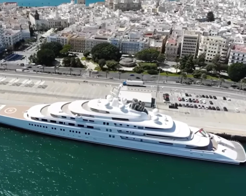 Azzam is one of the most expensive super yachts