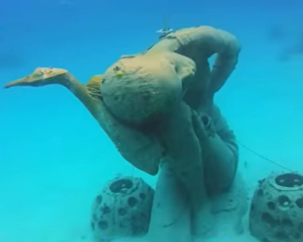 Ocean Atlas Statue is one of the amazing facts about Bahamas