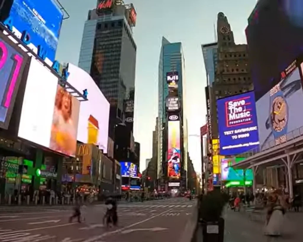Times Square is one of the most visited landmarks