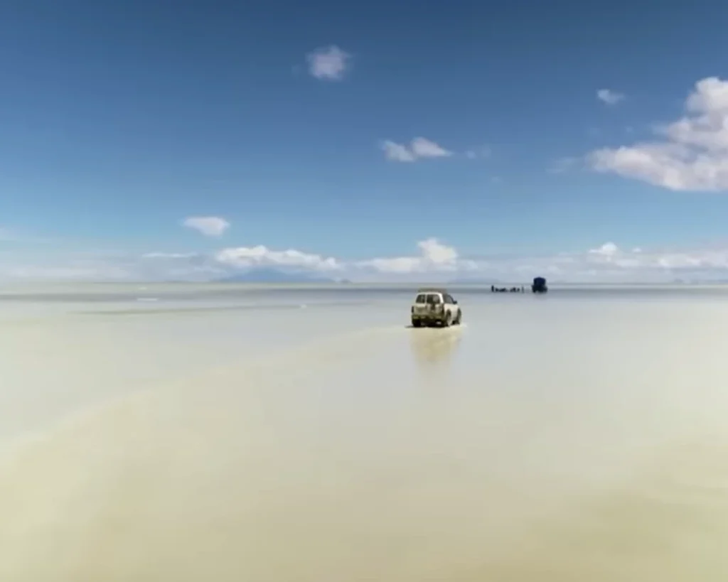 Uyuni Salt Flat is one of the strange places on earth