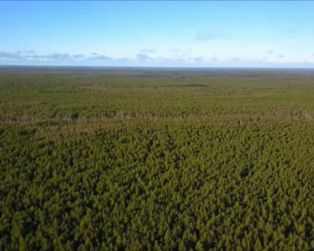 The Taiga is one of the largest forests in the world
