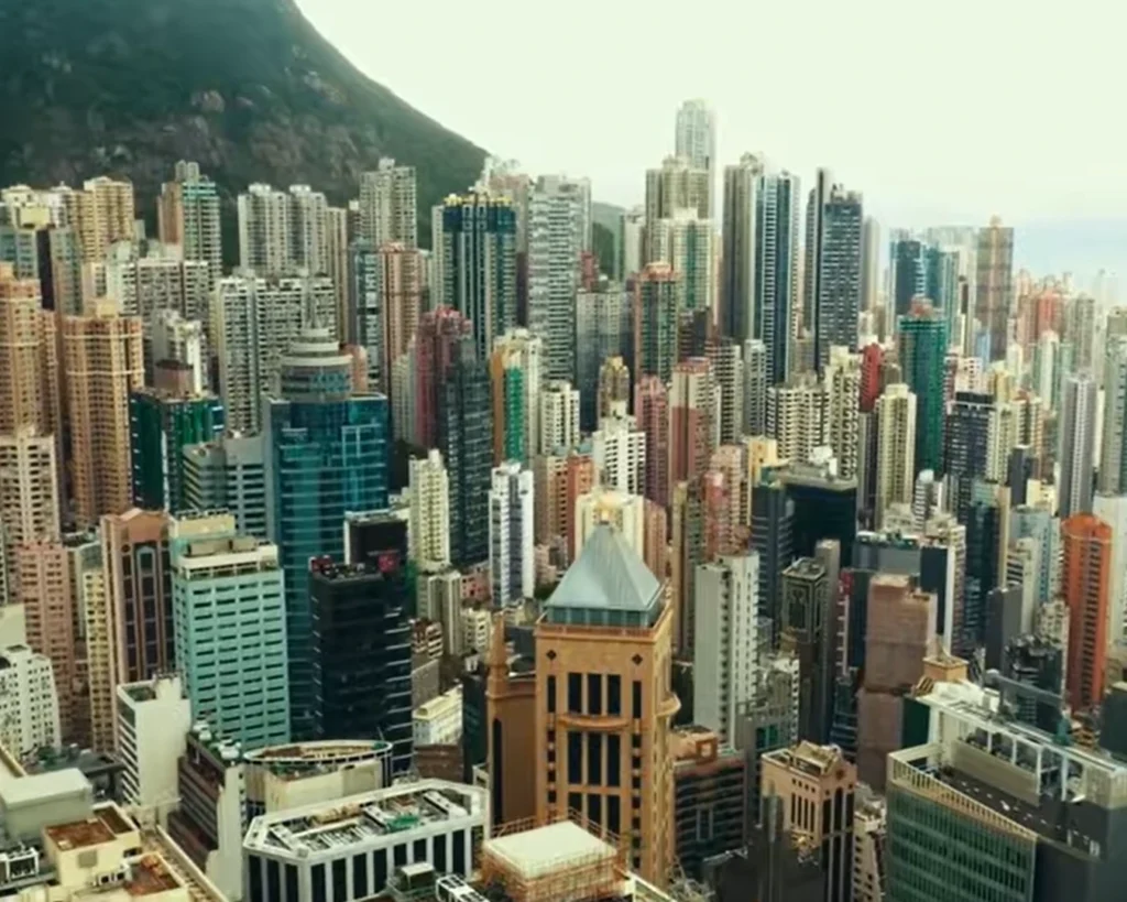Hong Kong, China is one of the cities have most skyscrapers