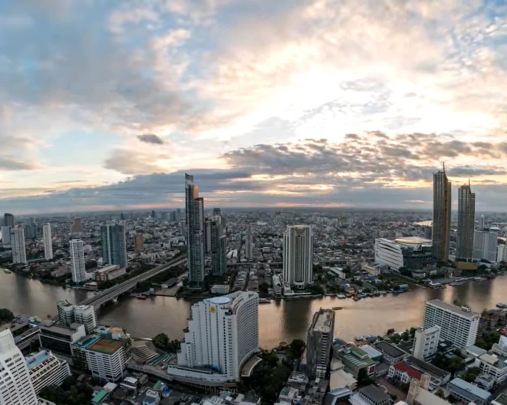 Bangkok, Thailand is one of the sinking cities in the world