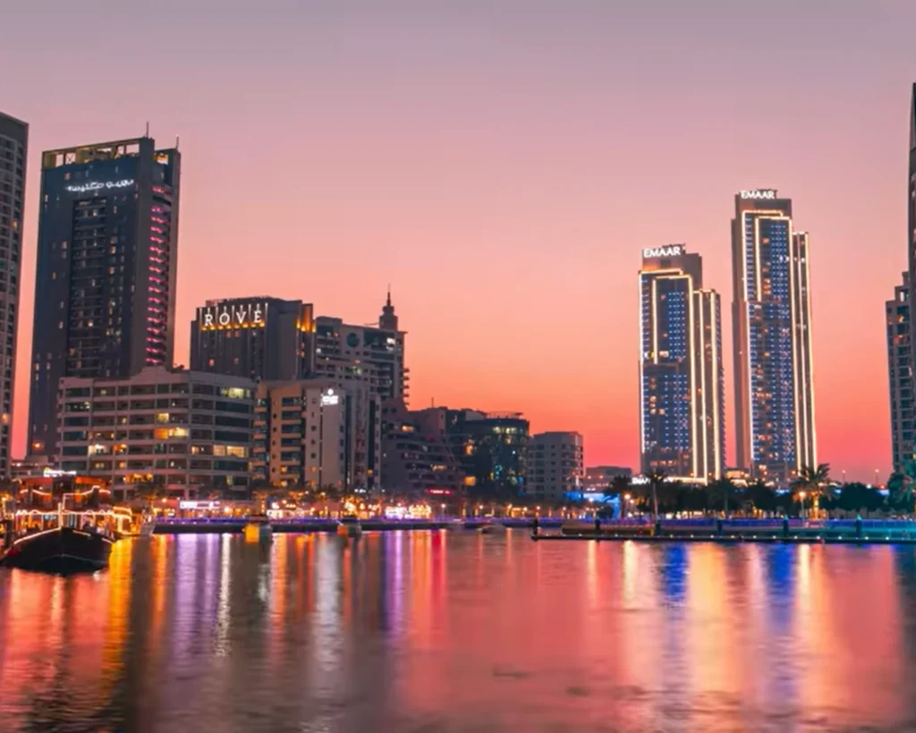 Dubai, UAE is one of the world's busiest cities