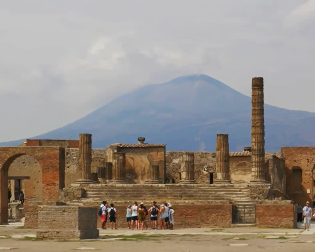 Mount Vesuvius is one of the biggest volcano eruptions