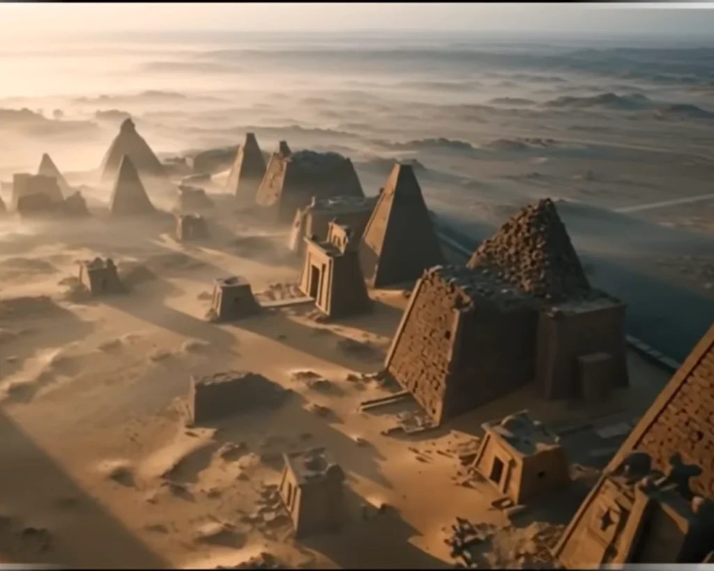 Pyramids is one of the amazing facts about Sudan