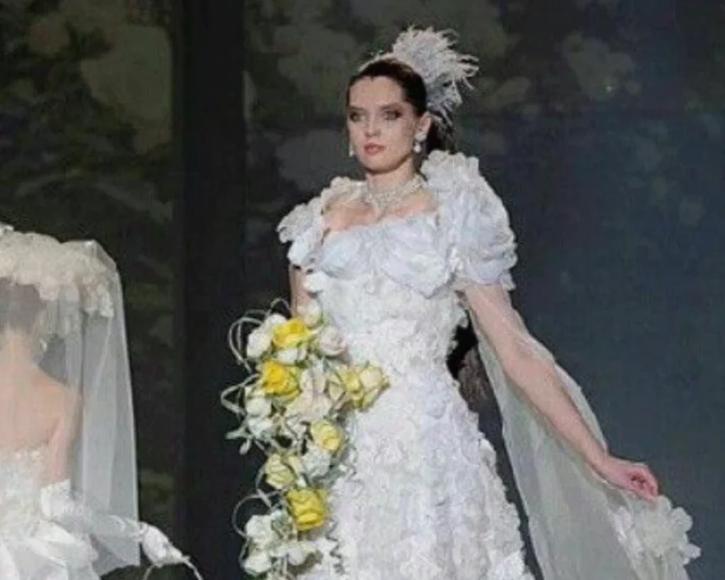 Yumi Katsura's White Gold Wedding Dress is one of the most expensive wedding dresses