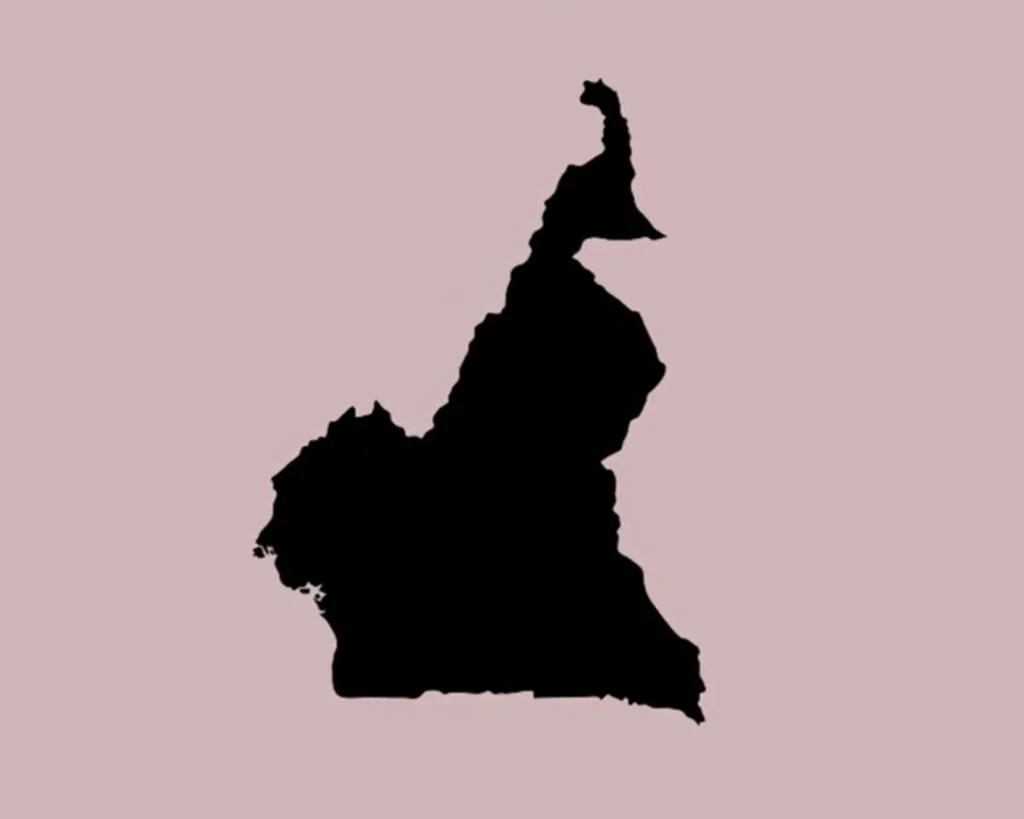 Triangular Map is one of the amazing facts about Cameroon
