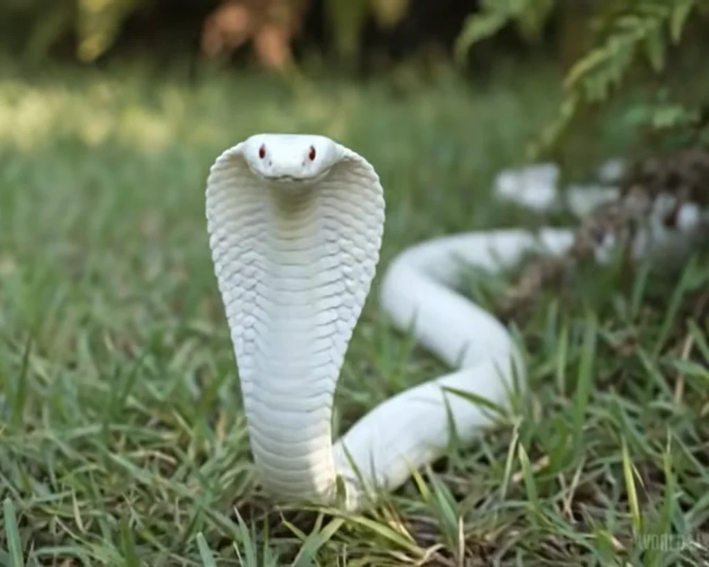 Albino Cobra is one of the albino animals