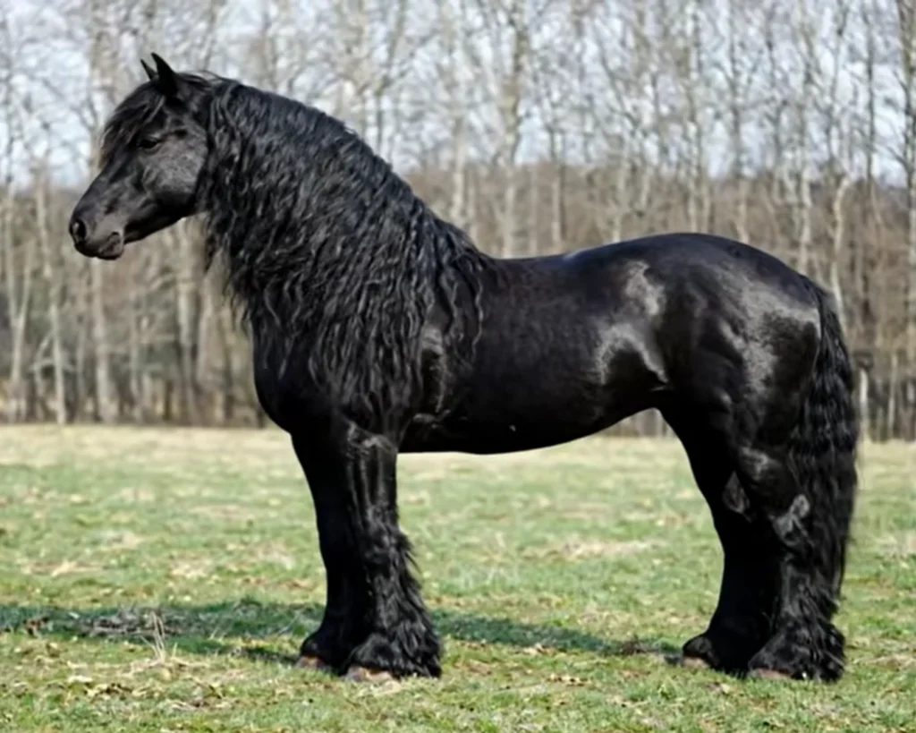 Friesian Horse is one of the most beautiful horses