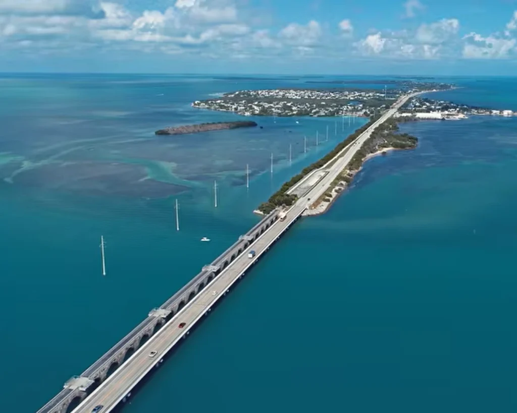 Seven Mile Bridge is one of the amazing wonders of Florida
