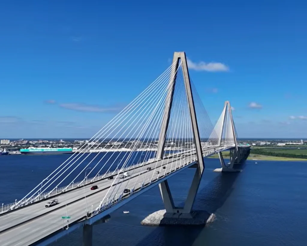 Arthur Ravenel Jr. Bridge is one of the best South Carolina places to visit