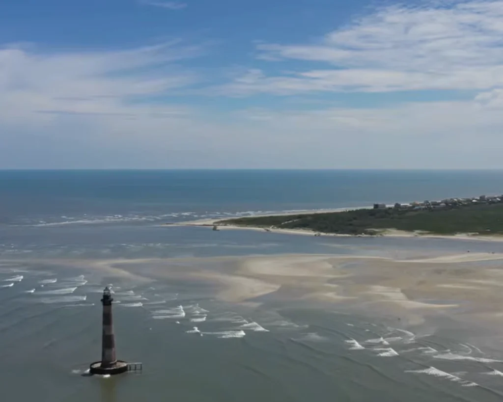 Morris Island Lighthouse is one of the best islands of South Carolina