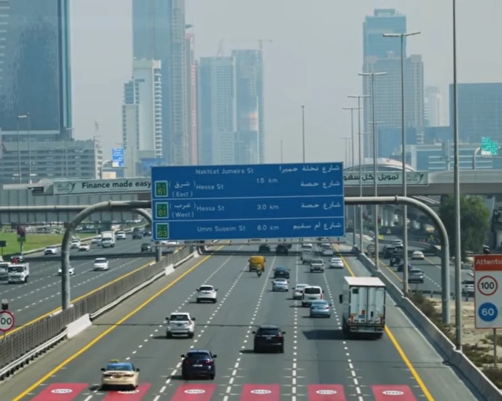 Dubai's Street is one of the shocking facts about Dubai