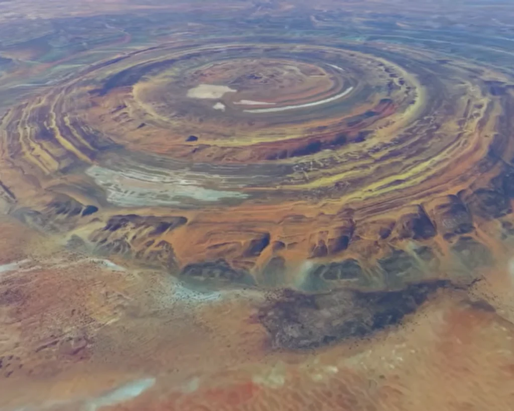 Richat Structure is one of the best places to visit in Sahara