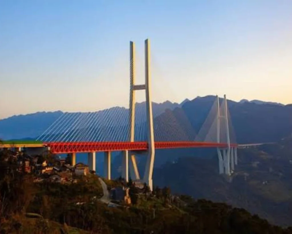 Duge Bridge is one of the highest bridges in the world